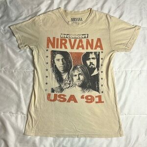 Vintage Nirvana Band Tshirt